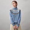 Kemeng Boca Women's Fair Isle Cashmere Sweater