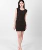 Kathrin Simple Sleeveless Mini Dress Black