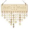 Wooden Holiday & Birthday Calendar Hanging Tags
