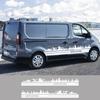 2 шт. наклейки на двери автомобиля для Renault Trafic 3 2 MK1 MK2 MK3 аксессуары для тюнинга кемпер фургон боковые полосы графические виниловые пленки наклейки