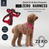 Hakusan Zero a comfortable dog harness with adjustable easy on and breathable and a handle and available in XS size and Harness, lightweight, size,