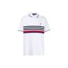Polo Striped Cotton Short Sleeve Polo Shirt Men Tops White 710835029-002
