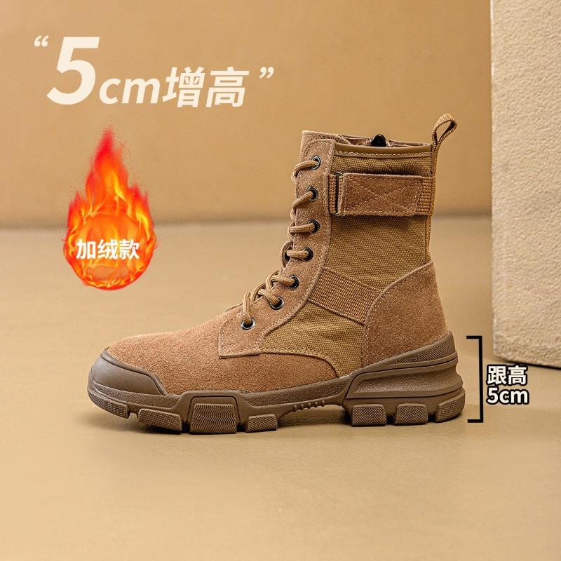 Martin Boots Women's New Outdoor Hiking Hiking Shoes Travel Desert Boots Summer Platform Tooling Short Boots