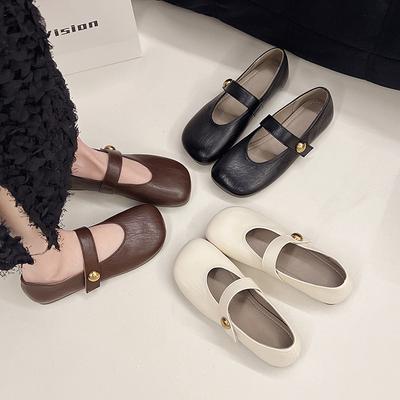 Французская ретро диагональная голова с повседневной обувью Мэри Джейн, маленькие кожаные туфли, женская обувь, не уставшие ноги и мягкая подошва, пригородная обувь