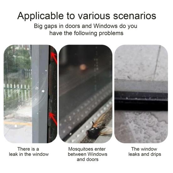 1 рулон 300/500 см оконной герметизирующей ленты самоклеящаяся зимняя ветрозащитная водонепроницаемая изоляционная лента для окон и дверей дома и офиса