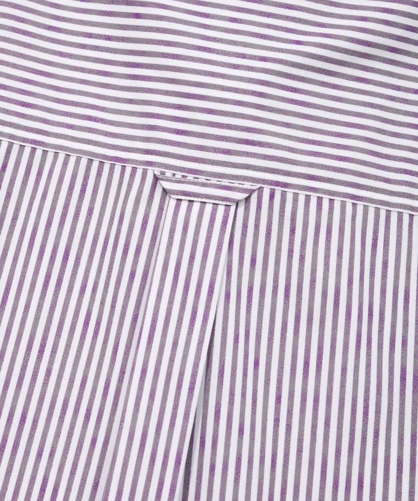 COVERNAT Drawing Stripe Half Shirt Purple