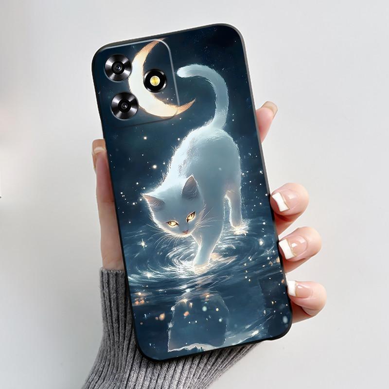 Для ZTE Blade V50 Умный чехол Модный Кот Мягкий Силиконовый Задний Чехол Для ZTE V50 Дизайн 4G Чехлы для Телефона ZTE Axon 50 Lite чехол Fundas