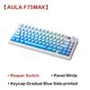 AULA F75MAX Wireless Mechanical Keyboard 3-Mode Wired 2.4G Bluetooth Gasket Structure, Hot-Swappable, 75 Keys RGB Backlit