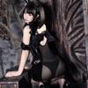 Little Devil Sexy Devil PU Extreme Black [SENMHS] Cosplay, Witch, Vampire, Witch, Demon, Leather, Moe, Maid, Erotic, Underwear, Exposure, See-through,