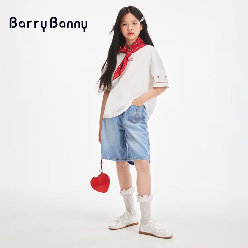 Летняя повседневная футболка с коротким рукавом для девочек BARRY BANNY