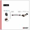 Lindy 0.5m Black Line USB 3.2 Gen 2x2 Type-C Cable 36905