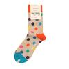 Женские цветные хлопковые носки Happy Socks до середины икры - Трендовый уличный спортивный стиль для весны, осени и зимы