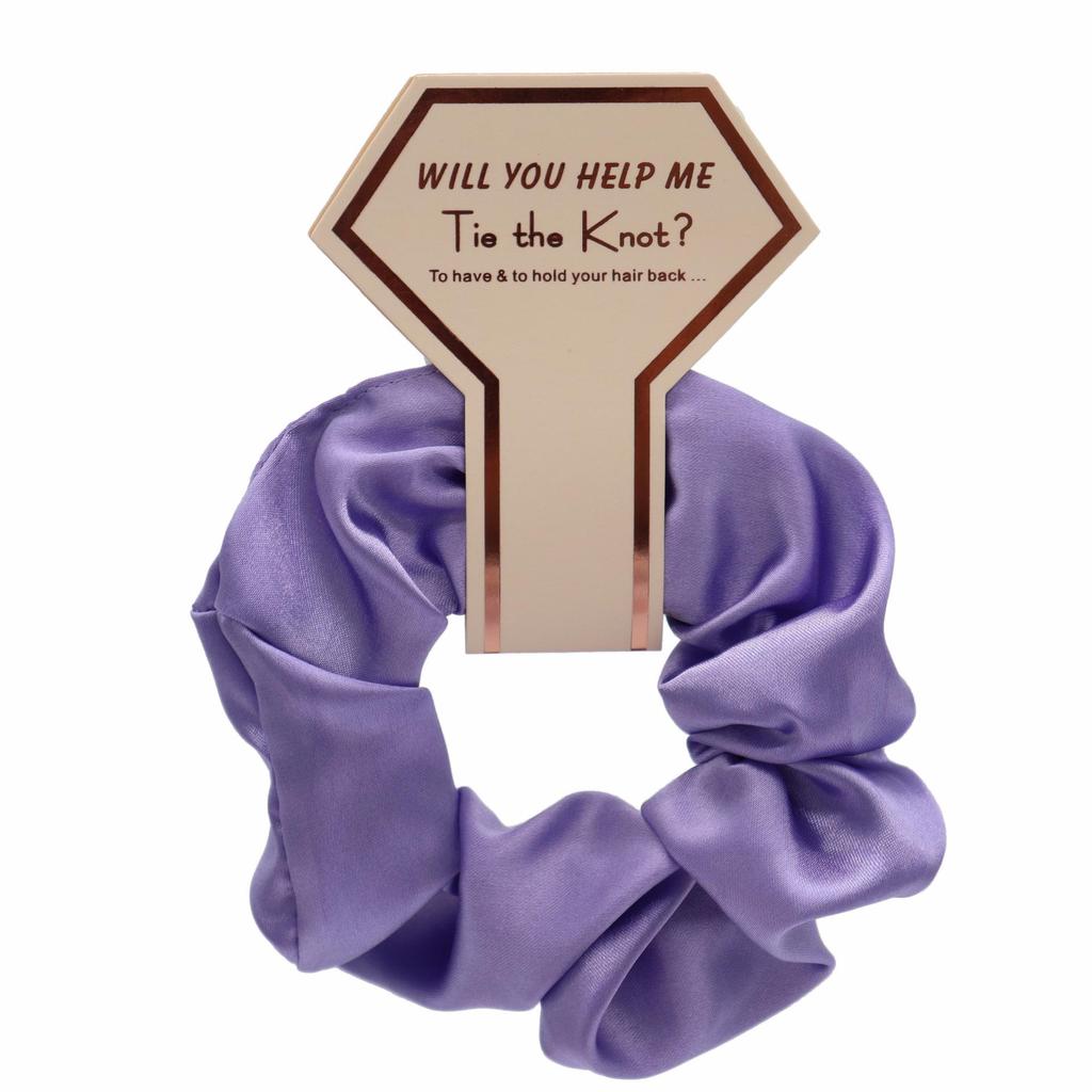 Women's Imitation Silk Satin Hair Tie and Headband - Light Luxury European and American Fashion