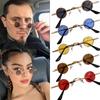 Non-polarized Round Full Frame Sunglasses Black Ultra Metal Frame Hip Hop Sun Glasses Mini Candy Color Glasses for Men and Women