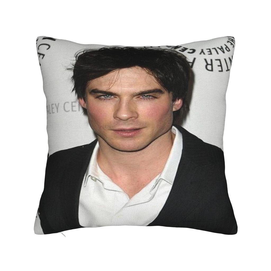 Печать с изображением Дэймона Сальваторе Наволочка Чехол для подушки Подушки Теплый домашний декор На молнии Разные размеры