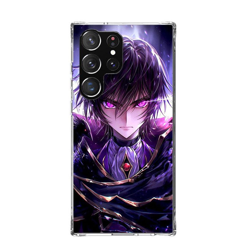 Чехол для телефона с аниме Code Geass для Samsung Galaxy S26 S25 Edge S24 S23 FE S22 Ultra S21 Plus S20 + Fundas Cover Coque Galaxy S25 S2