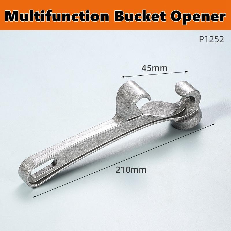 Многофункциональный ключ для открывания крышки ведра с краской, открывалка для ведра, алюминиевый сплав, экономия труда, ключ для пробки, инструмент для открывания крышки металлической бочки