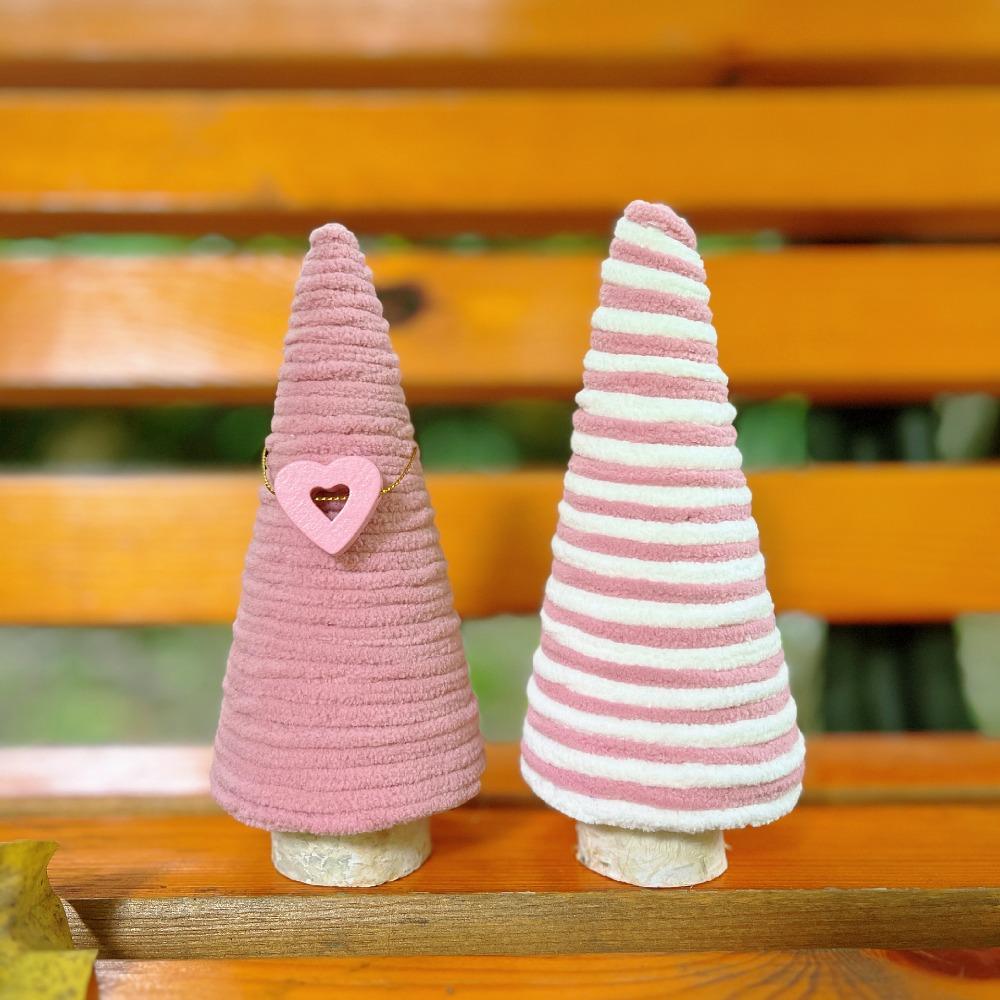 1PC/3PCS Valentines Day Decor Tree Table Centerpieces Pink White Valentine's Decorations for Farmhouse Tiered Tray Home Kitchen