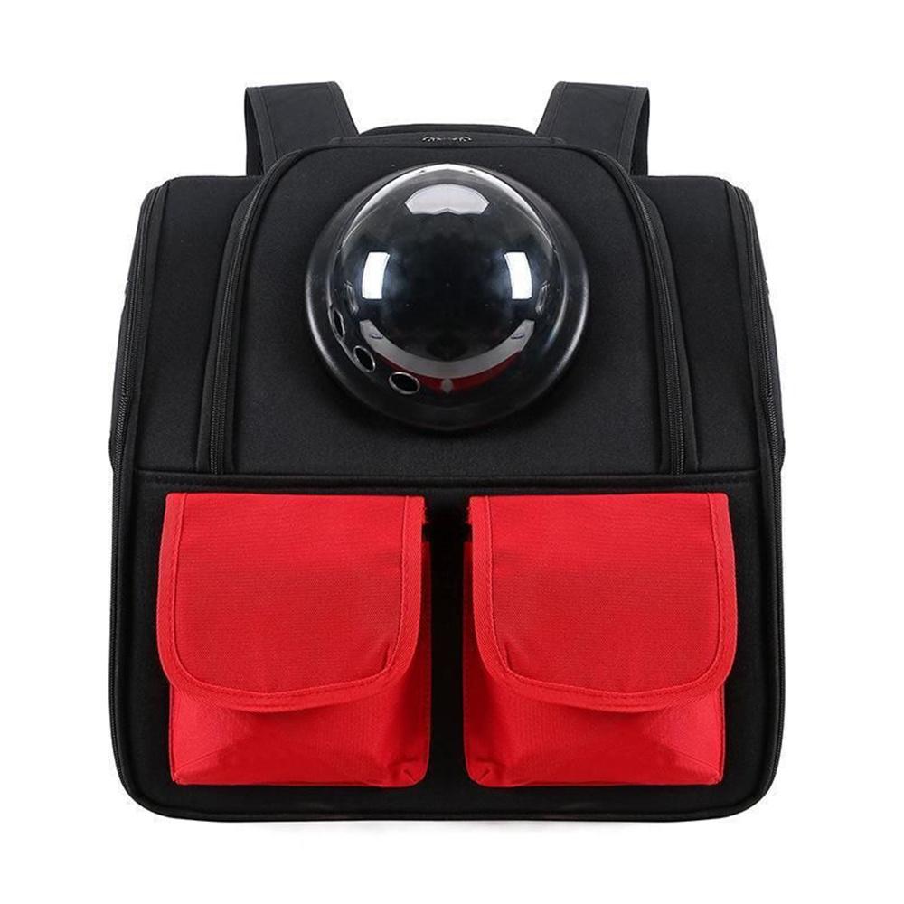 Модная сумка для домашних животных контрастного цвета, космическая капсула, рюкзак для кошек, уличный портативный рюкзак, большая клетка для кошек, рюкзак для собак