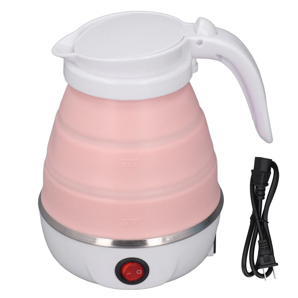 Portable Foldable Electric Kettle Travel Foldable Electric Kettle Collapsible Water Boiler with