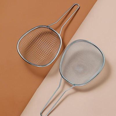 Большая японская ложка-дуршлаг из нержавеющей стали для лапши, пельменей и хот-пота