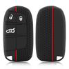 Резиновый чехол для брелока для ключей, чехол для Jeep Cherokee Compass Commander Renegade Chrysler 300C для Dodge Challenger Journey Charger