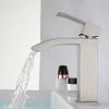 Basin Sink Bathroom Faucet Deck Mounted Hot Cold Water Basin Mixer Tap Gold Silver Black Lavatory Sink Stainless Steel Tap Crane