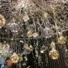 1.2M Crystal Ball Beads Strands Wedding Venue Layout Hanging Crystal Glass Bead Curtain For Wedding Christmas Tree Decor