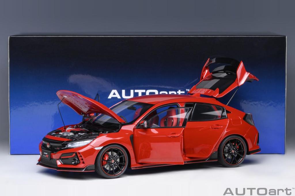 AUTOart Honda Civic Type R 2021 Frame Red Finished Product 1/18 (FK8)