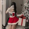Sex Lingerie Christmas Dress Cute Plush Sexy Slim Uniform Set Red New Robe Sex Dress