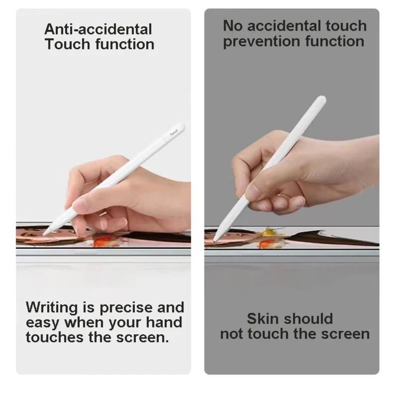 Для Apple Pencil Для iPad A16 2025 10-го Поколения Стилус Перо Pro 13 M5 12.9 Air 11 M4 M3 5 4 3 Mini 7 6 A17 8-го 9-го Поколений Сенсорные Ручки