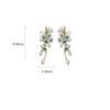 Tassel Sweet Flower Lovely Pearl Earrings Female Earrings Dangle Earrings Korean Style Ear Drop