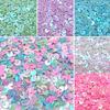 Home Party Supplies Sewing DIY Loose Sequins Glittering Filler Handcraft Multicolor Shiny Nail Craft Paster Wedding Decoration Jewelry Making Party