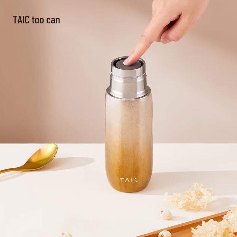 TAIC Кружка-термос с отделением для чая из чистого титана