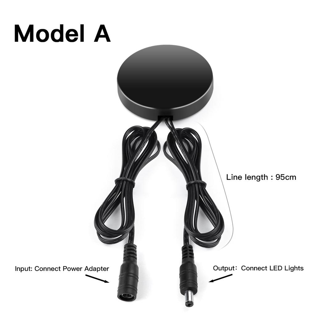 Проникающая деревянная панель 25 мм, беспроводной сенсорный датчик, светодиодный выключатель света, управление 12 В-24 В, 60 Вт, ручное управление, сенсорный диммер с регулируемой яркостью