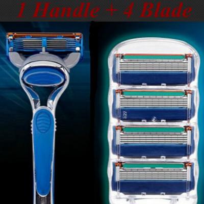 AAAAA + 4 шт./лот, лезвие для бритвы, 5 слоев, лезвия для бритвы, замена головки для ручки машины