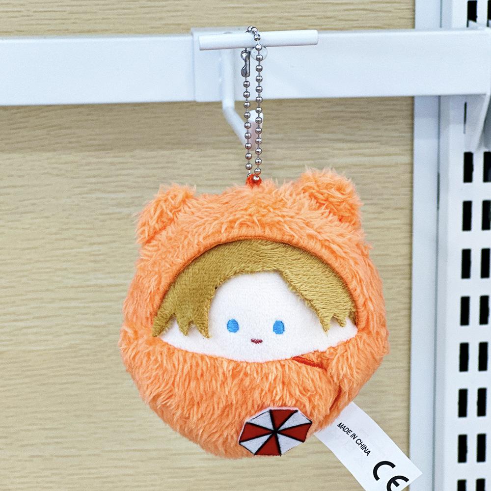 10Cm Biohazard Resident Evil Leon S. Kennedy Plush Toys Cute Soft Stuffed Keychain Dolls For Kid Birthday Christmas Gift