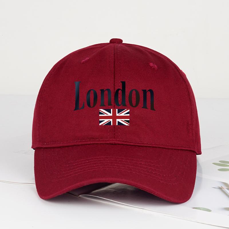 Лондонская Бейсболка с принтом Union Jack Британский Винтажный Минималистичный Стиль Для Ежедневных Поездок, Путешествий, Прогулок по Городу Идеальный Подарок Для Путешествий