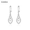 Lindon Women Copper Alloy Zircon Earrings Drop Earrings For Women Wedding Party Gifts