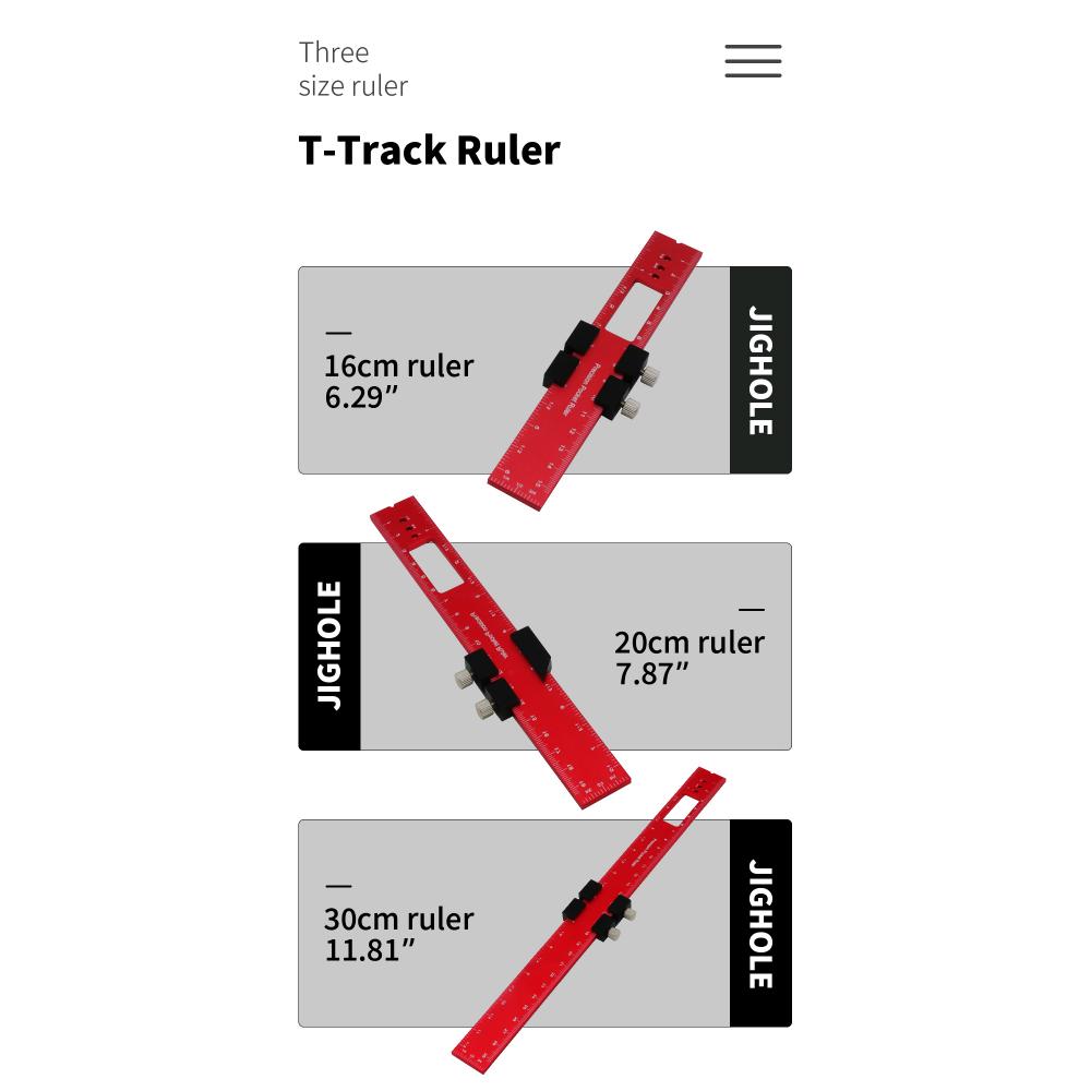 Деревообработка Прецизионная карманная линейка Алюминиевая раздвижная линейка Дюймовая и метрическая Т-образная линейка Квадратный разметочный инструмент со стопором