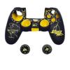 SQCLV PS4 Controller Skin, Silicone Protective Cover for PS4 Slim/PS4 Pro Controller (2 Thumb Grips)