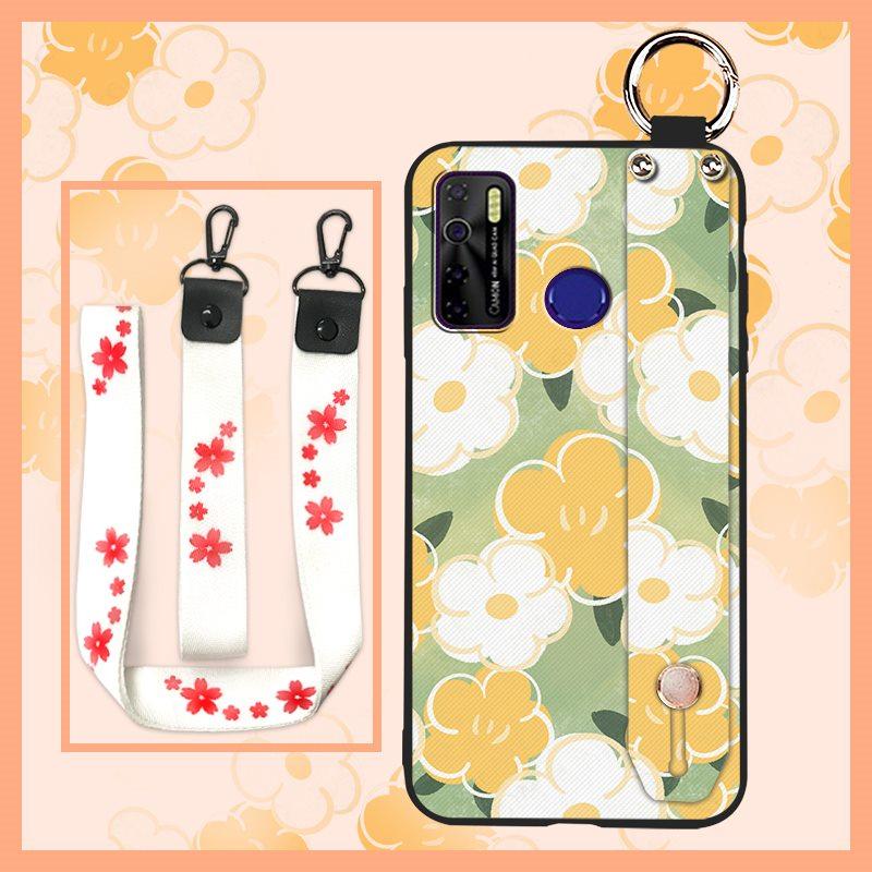 Durable Back Cover Phone Case For Tecno Camon15/15Air/16S/KD7H/CD6/CD7/Spark5/5Pro Dirt-resistant Kickstand Oil Painting