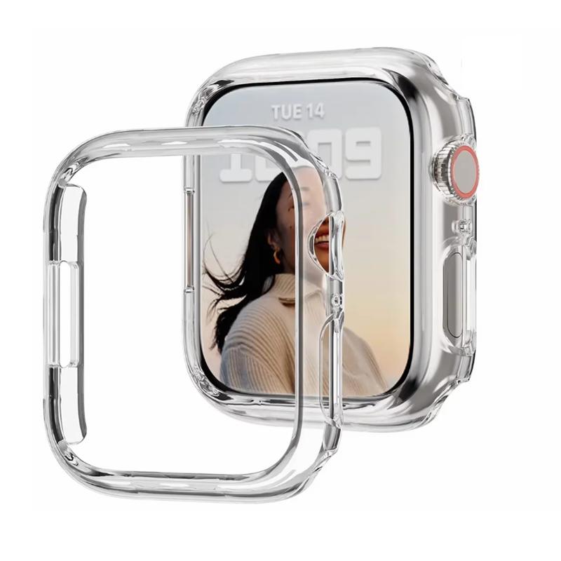 1 чехол + 3 Гидрогелевых Защитных Пленки Для Apple Watch Ultra 44мм 45мм 40мм 41мм 38мм 49мм 42мм 46ММ