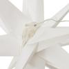 Foldable LED Christmas Star White 43 cm