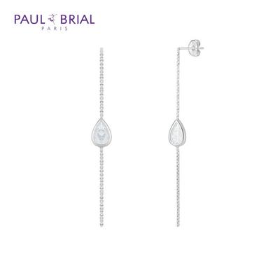 PAULBRIAL [СЕРЕБРО] PYSE0123 (РГ) Серьги-капли