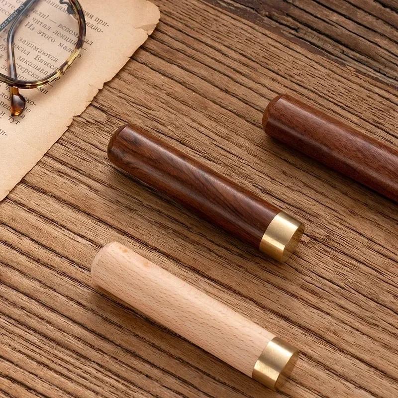 1 шт., держатель для зубцов из грушевого дерева, бук, портативный деревянный держатель для игл для вышивки дома, подарок, украшение для творчества