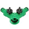 1Pcs Y Type Tap Connectors with 2Pcs Quick Adapter for 3/5mm Hose Garden Irrigation Water Splitter and 1/8 Inch Tubing Fittings