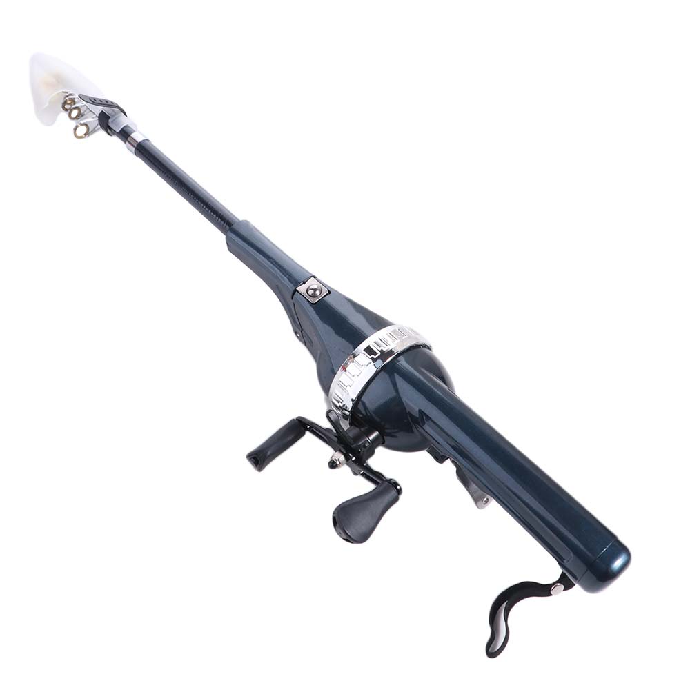 Foldable Fishing Rod 131cm Fish Tackle Set Mini Fish Pole Reel Combo  Outdoor Fishing