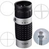 Mini 7x Magnifying Telescope Monocular Crosshairs Rangefinder Differentiation Line for Hunting Golf Hiking Bird Watching Travel