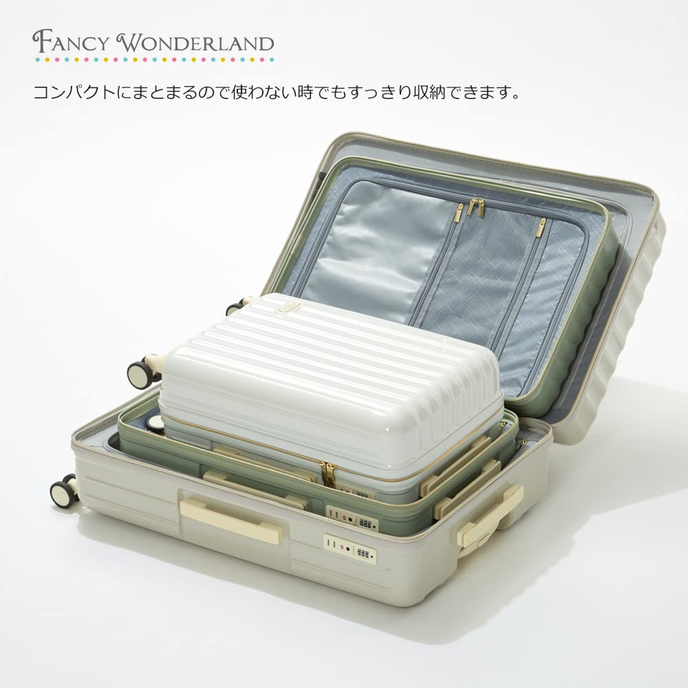 Fancywonderland Carry Carry Large TSA L Size S Suitcase, Case, Bag, Carry-on, Ultra-lightweight, Capacity, Lock, Travel, S, M, (lemon Yellow, Size)